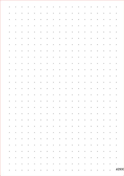 printable dot grid paper template  mm square choose page size