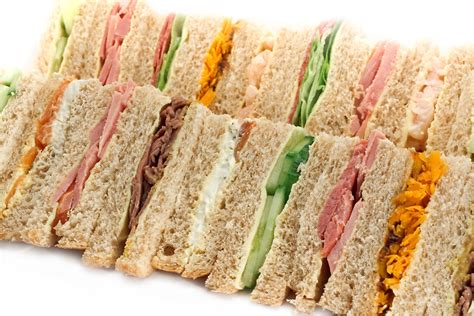 httpwwwdreamstimecomroyalty  stock images platter triangular sandwiches image