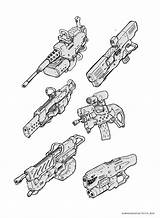 Weapon Gun Dessin Armas Armes Fi sketch template