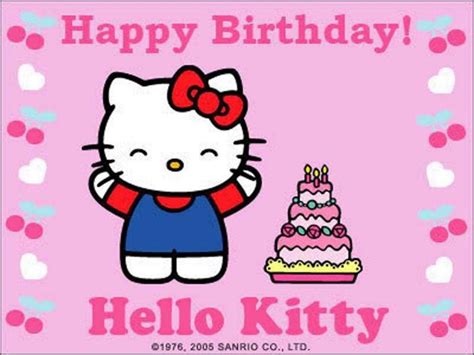 Hello Kitty Birthday Wallpapers Wallpaper Cave