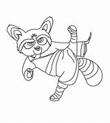 Coloring Pages Panda Fu Kung Kungfu Cartoon Printable Momjunction Popular sketch template