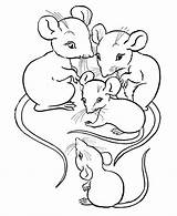 Mouse Pages Coloring Kids Color Farm Read Colouring Book sketch template