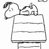 Snoopy Colorir Dormindo Infantis Tudodesenhos sketch template