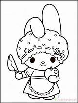 Melody Kolorowanki Onegai Ausdrucken Malvorlagen Sanrio Dzieci Websincloud Bestcoloringpagesforkids Animal sketch template