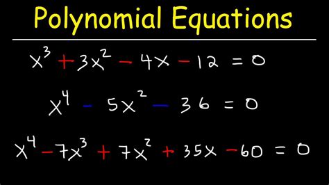 solving polynomial equations  factoring   synthetic division