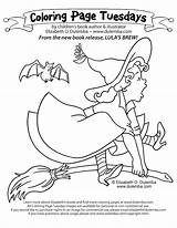 Coloring Pages Fly Guy Broom Lula Getcolorings Tuesday Getdrawings Print Printable Dulemba sketch template