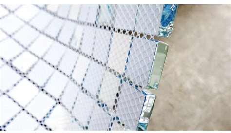 Glass Mosaic Tiles Melted Shell Crystal Backsplash Tile