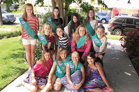 girl scouts spread goodness newport beach news