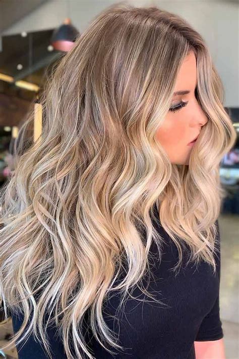 Blonde Balayage Highlights Hair Color Highlights Brown Hair With