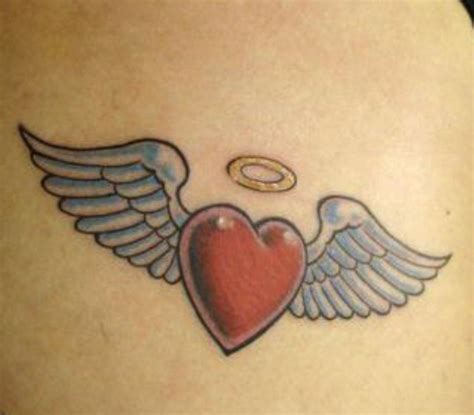 angel wings heart tattoo angel wings heart tattoo heart  wings