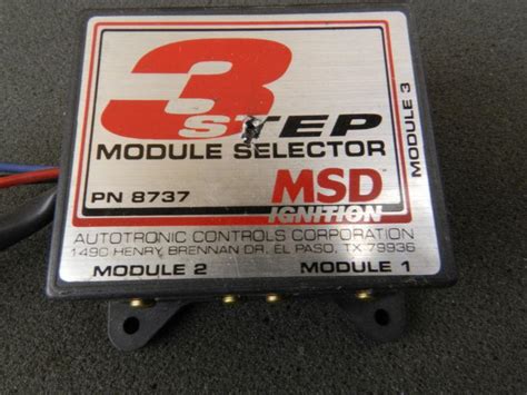 buy msd ignition  multi step module selector  step ford chevy mopar nhra drag  sunnyvale