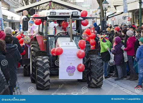 carnaval parade  tulln redactionele foto image  oostenrijk