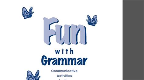 lets  fun  grammar  communicative activities moroccoenglish