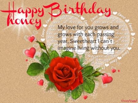 happy birthday honey   cg abstract background wallpapers
