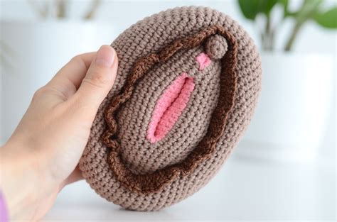 crochet vulva sex toy toy for adult ts crochet vulva etsy canada