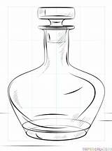 Draw Flasche sketch template
