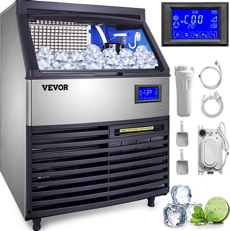Vevor Commercial Ice Maker Machine 320lbs 24h Etl Approved