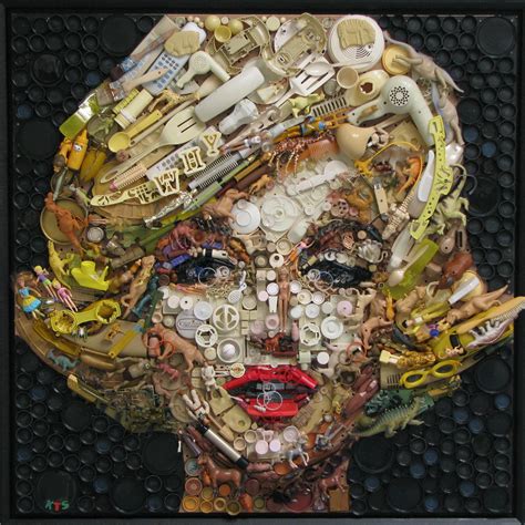bluehostcom trash art assemblage art recycled art