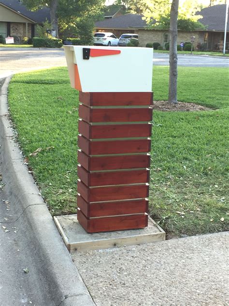 Pin By Chris Atterberry On Mailbox Ideas Modern Mailbox