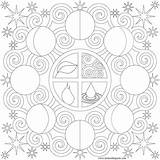 Moon Coloring Phases Pages Mandala Colouring Color Wiccan Sun Printable Fases Luna La Pattern Las Mandalas Sheets Phase Transparent Kids sketch template