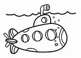 Submarine Coloring Pages Clipart Yellow Printable Drawing Print Beatles Book Kids Submarines Transportation Sheets High Quality Popular Azcoloring Getdrawings Gif sketch template