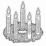 Coloring Pages Advent Wreath Candles Christmas Kids Printable Google Search Choose Board Catholic sketch template