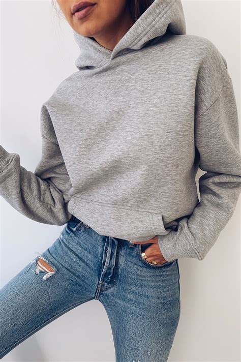 oversized basic grey hoodie gray basic  special clothing pullovers basic