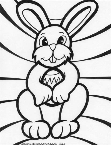 colouring pages  rabbit face easter bunny colouring page images