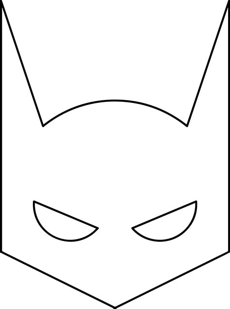 superhero mask coloring pages  getdrawings