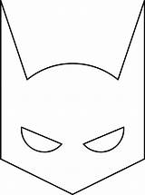 Batman Mask Coloring Pages Superhero Printable Template Color Kids Colorings Getcolorings Printabl Print Templates Getdrawings Man sketch template