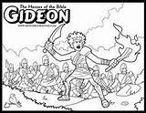 Coloring Gideon Judges Moses Bathsheba Sellfy sketch template