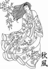 Colorear Japon Coloriages Erwachsene Giappone Tradition Malbuch Fur Adulti Zahlen Colouring Justcolor Japoneses Geisha Japonais Japonese Adultes Ausmalen Cerisier Adulte sketch template
