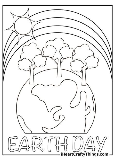 preschool earth day coloring pages
