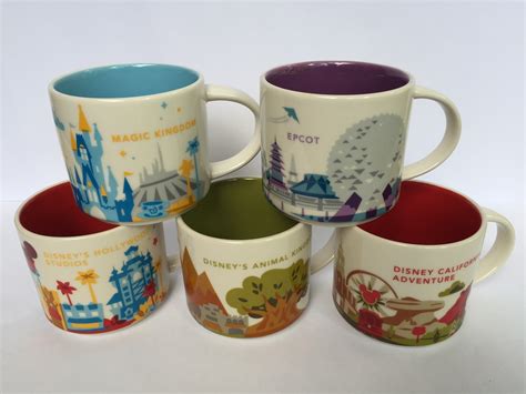 magic disney parks  starbucks    mugs