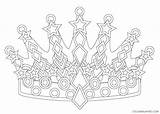 Crown Printable Coloring Pages Jewel Coloring4free 2021 1948 Related Posts sketch template