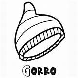 Gorro Prendas Niños Ninos Rellenar Vestir Goro Tic Infantil sketch template