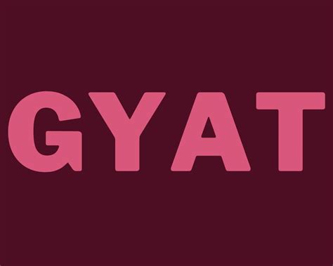 gyat  slang words meaning