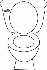 Toilet Clip Clipart Svg Clker Vector Large sketch template