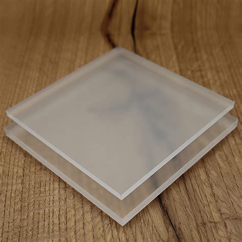 acrylglas gs farblos satiniert  mm  mm  mm im zuschnitt kunststoffplatte milchig