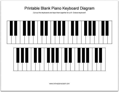 printable piano keyboard worksheets kidsworksheetfun