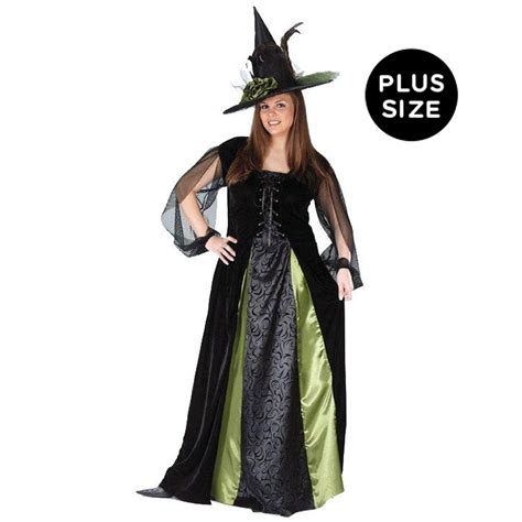 fun world costumes goth maiden witch adult plus costume