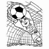 Goalkeeper Malvorlagen Momjunction Fútbol Ausmalbilder sketch template