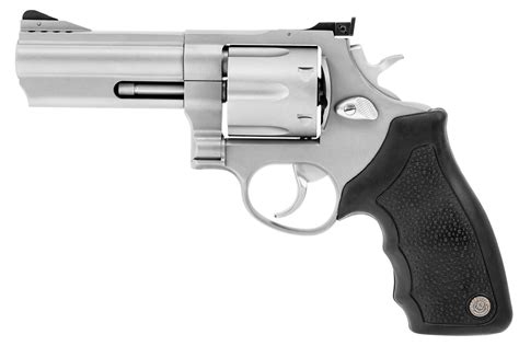 taurus model  stainless  magnum double action revolver    barrel sportsmans