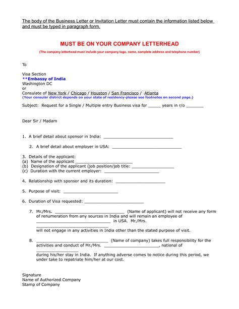 business visa request letter allbusinesstemplatescom