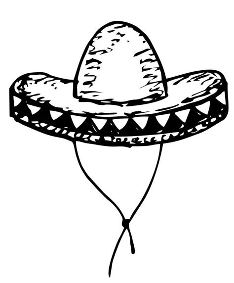 sombrero hat template printable printable word searches