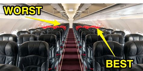 worst places  sit  plane  flight attendant reveals