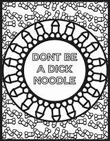 Noodle Swear Printables Eazy Fruits sketch template