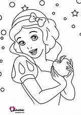 Coloring Snow Princess Disney Pages Para Colorear Princesas Choose Board Drawings Bubakids sketch template