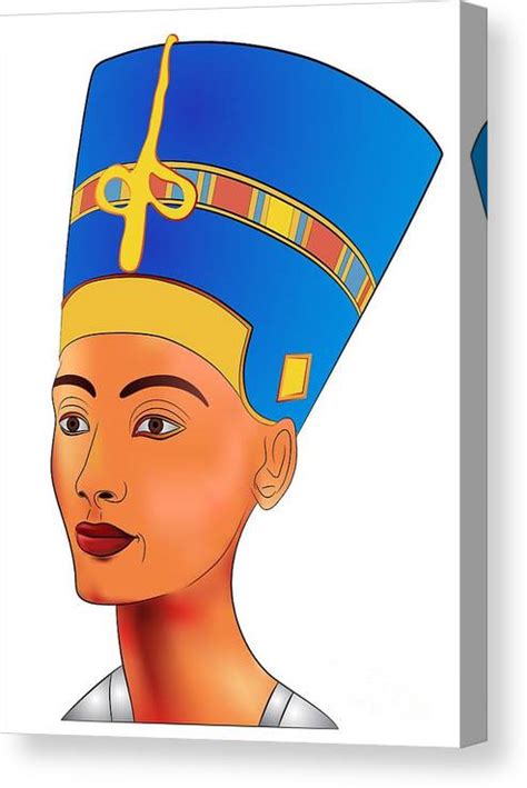 Nefertiti Queen Of Ancient Egypt Canvas Print Canvas