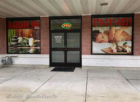 massage spa storefront cressona mall